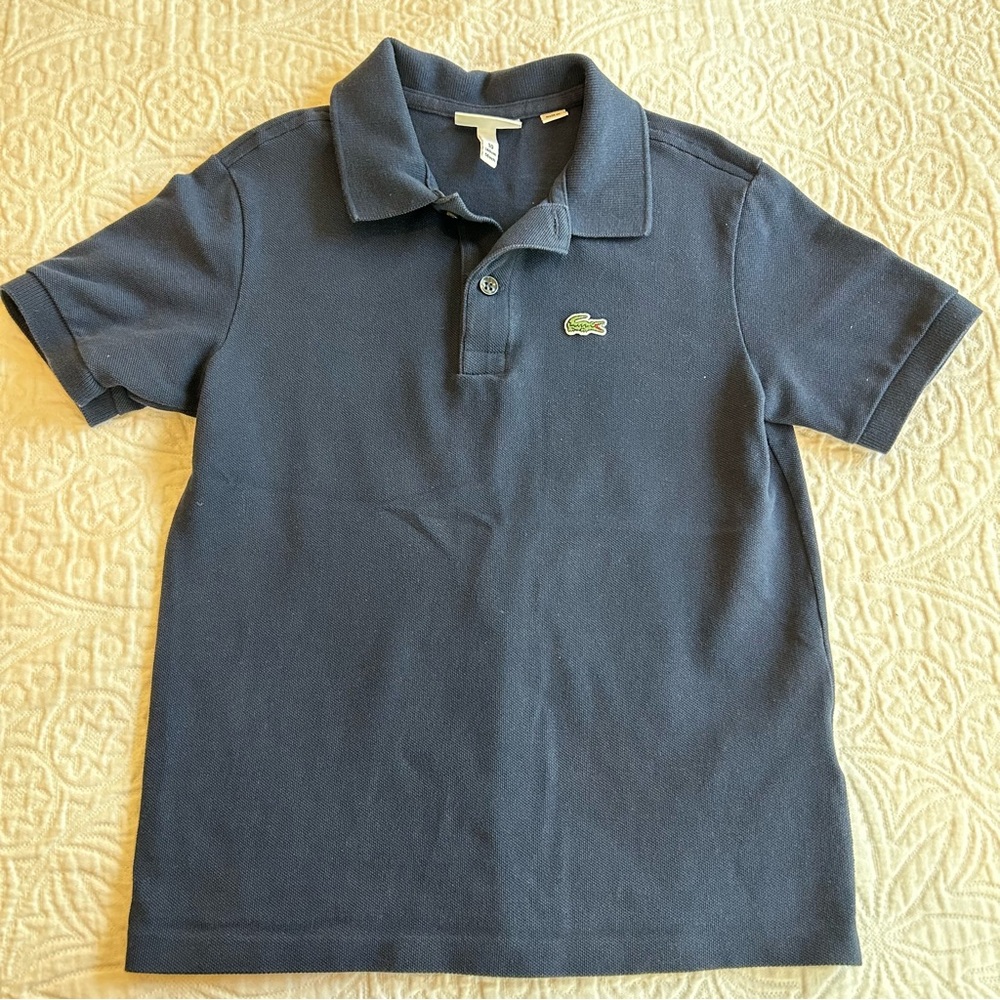 Lacoste Kids Navy Polo Shirt